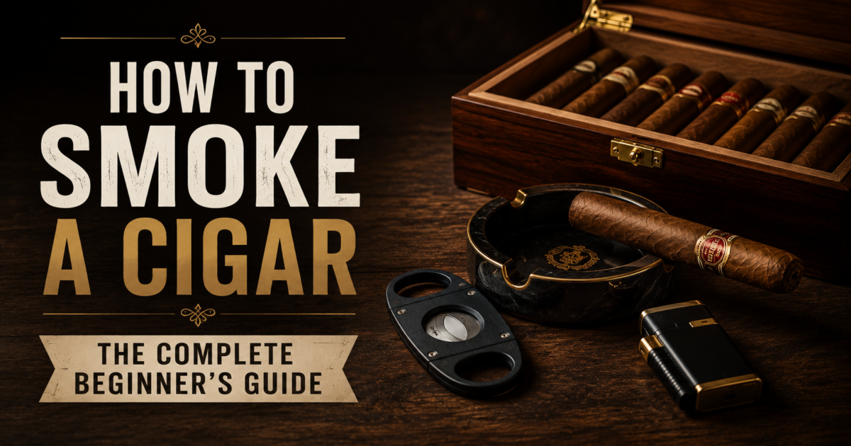 How to Smoke a Cigar: The Complete Beginner’s Guide